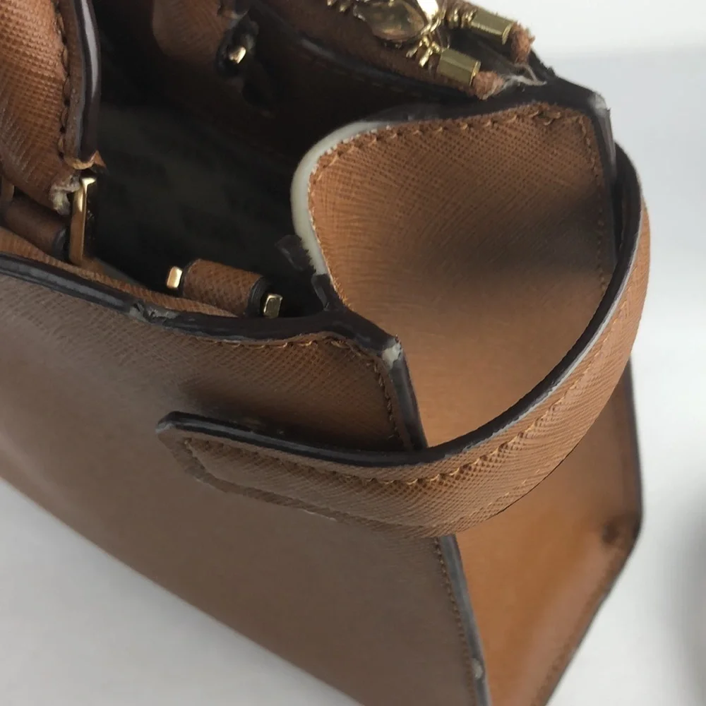 Michael Kors Chic Classy Studded Satchel Crossbody Bag Minimalist
